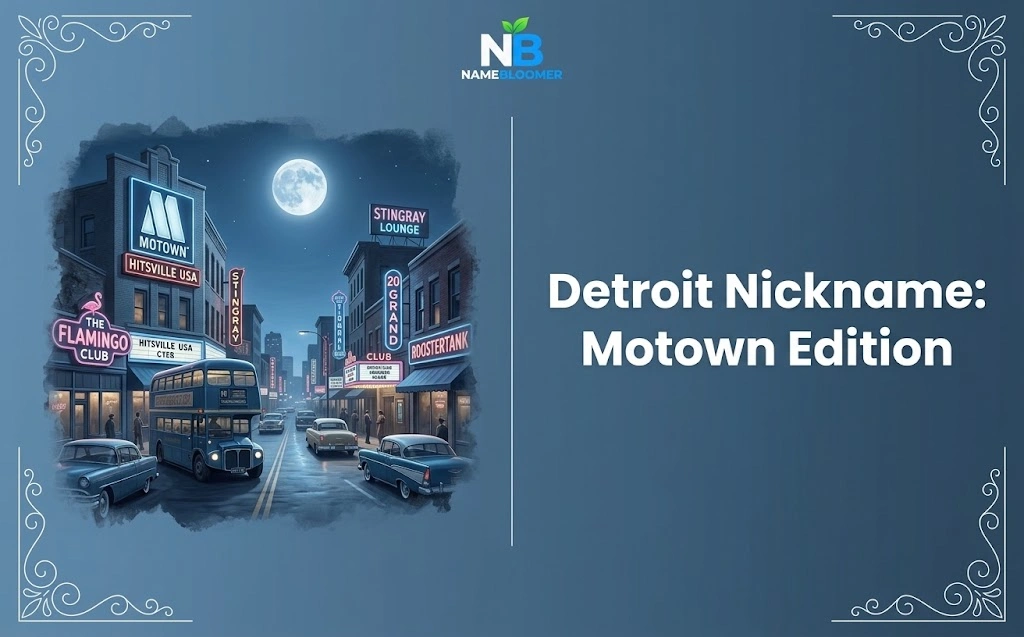 Detroit Nickname: Motown Edition
