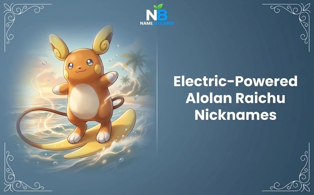 Electric-Powered Alolan Raichu Nicknames