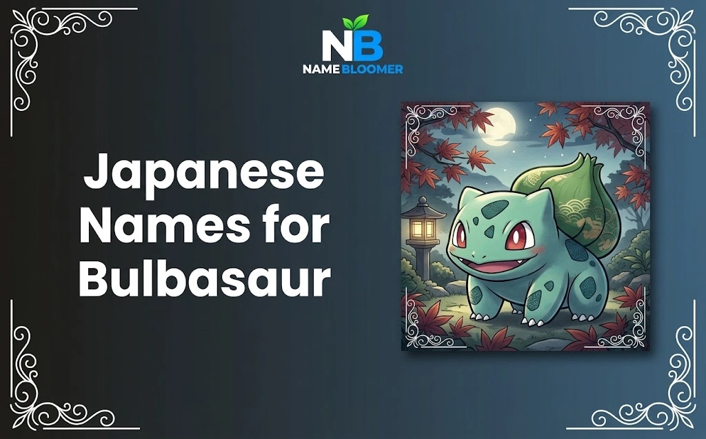 Japanese Names for Bulbasaur