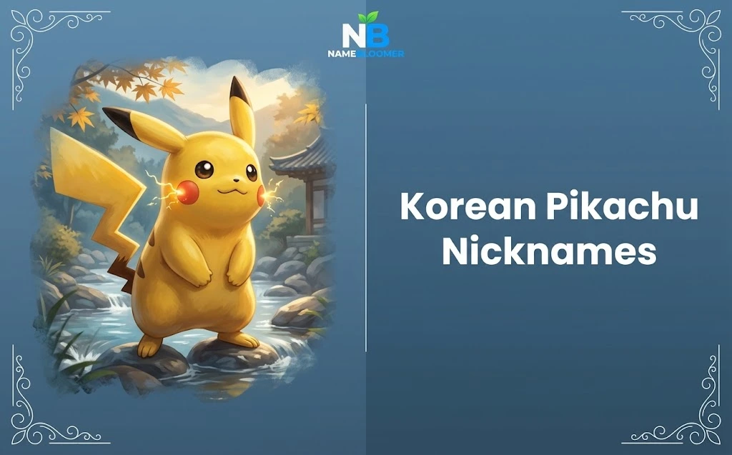 Korean Pikachu Nicknames