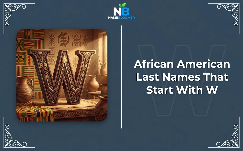 African American Last Names That Start With W