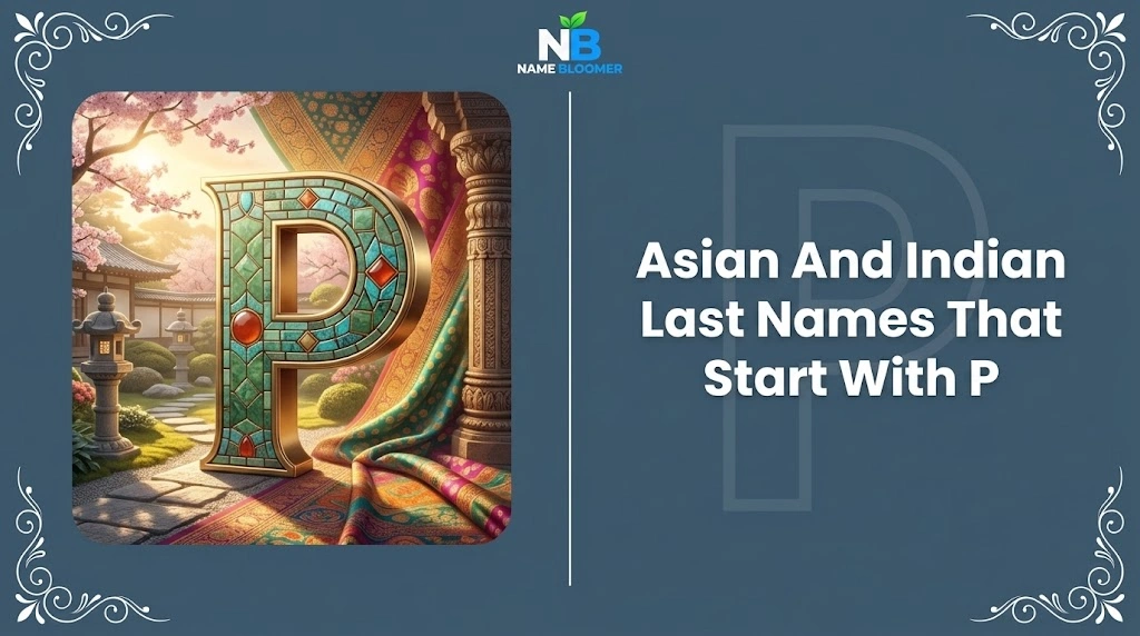 Asian And Indian Last Names That Start With P
