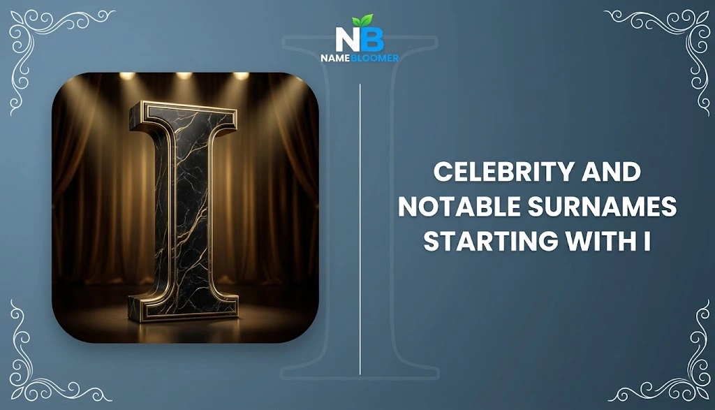 Celebrity And Notable Surnames Starting With I