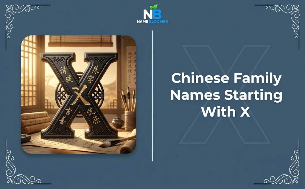 Chinese Family Names Starting With X