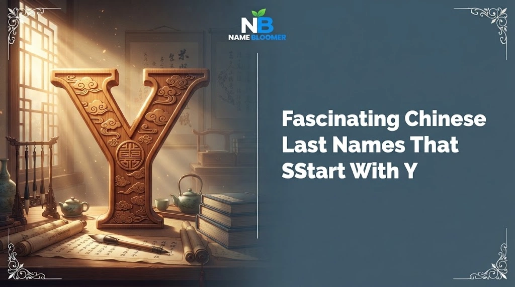 Fascinating Chinese Last Names That Start With Y