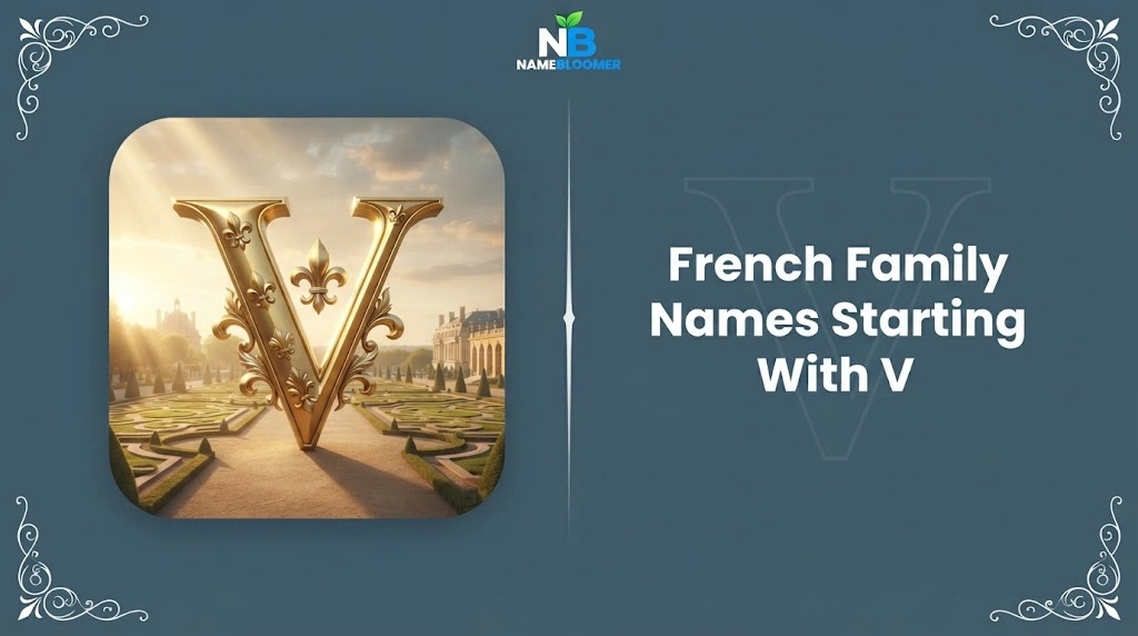 French Family Names Starting With V
