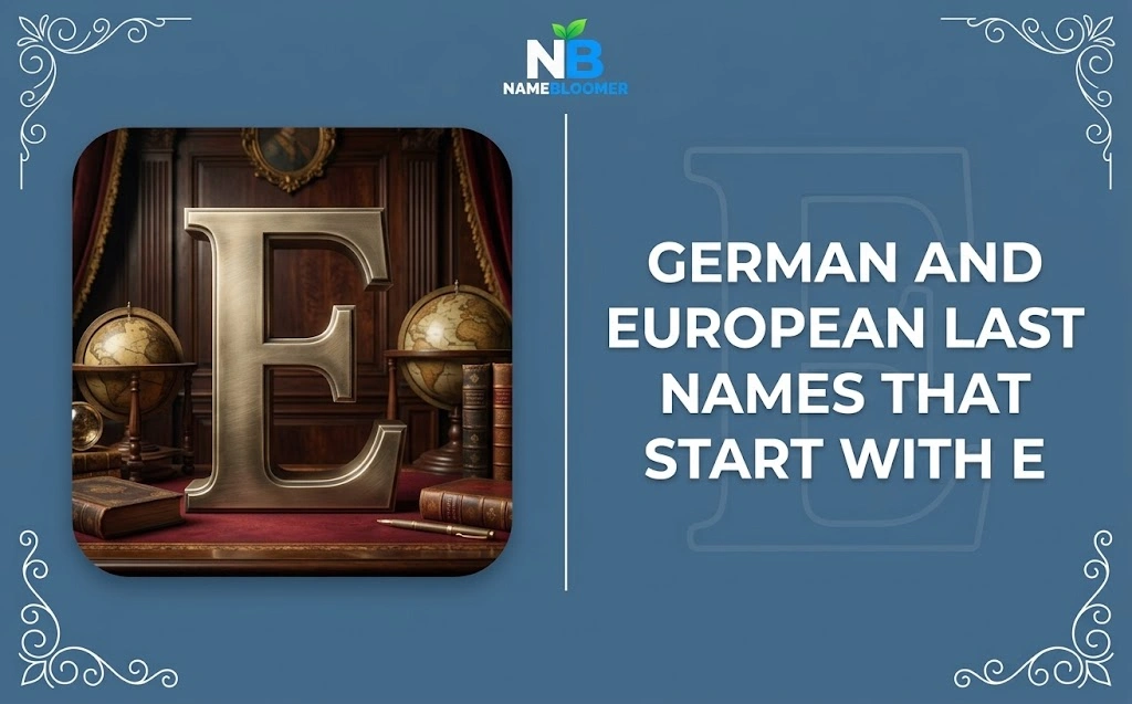German And European Last Names That Start With E