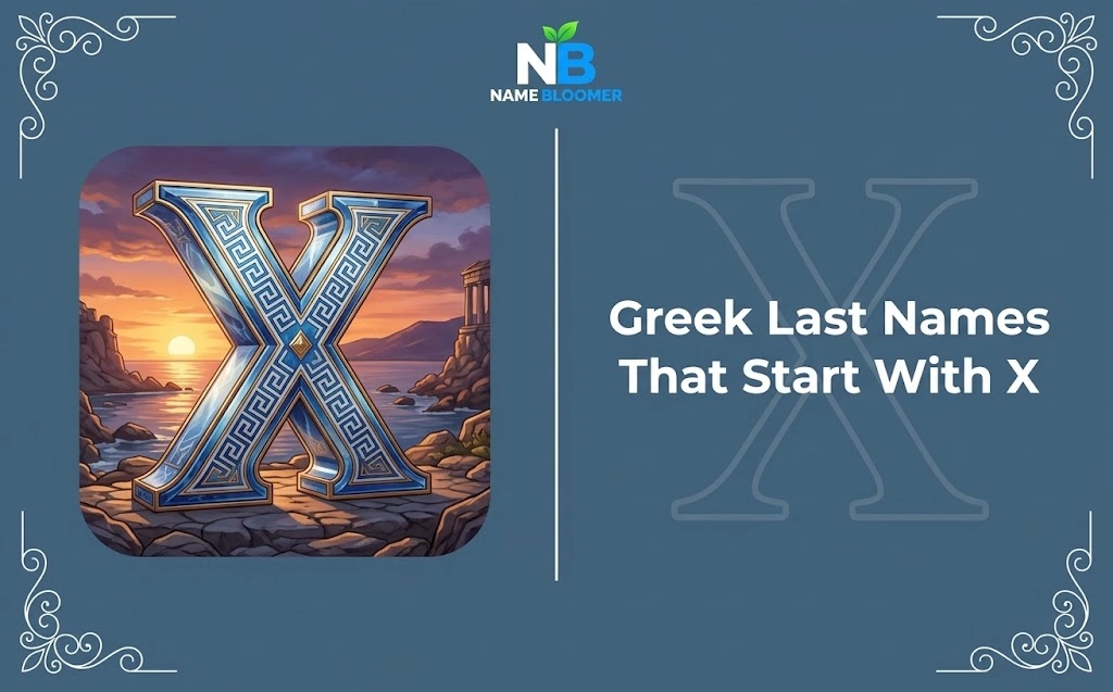 Greek Last Names That Start With X