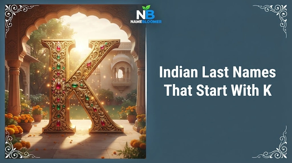 Indian Last Names That Start With K