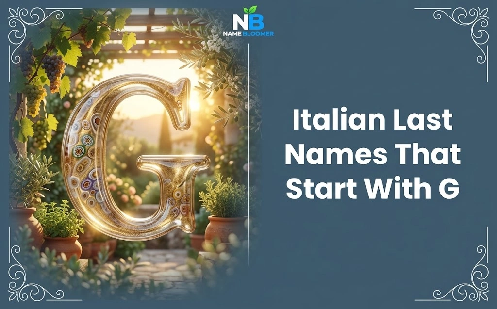 Italian Last Names That Start With G