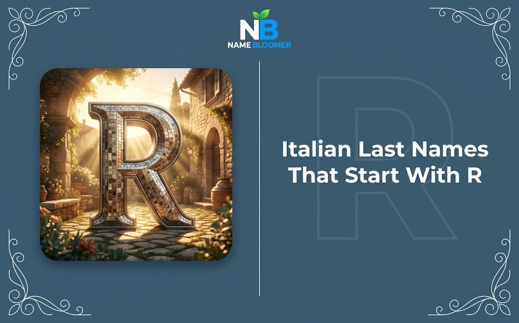 Italian Last Names That Start With R