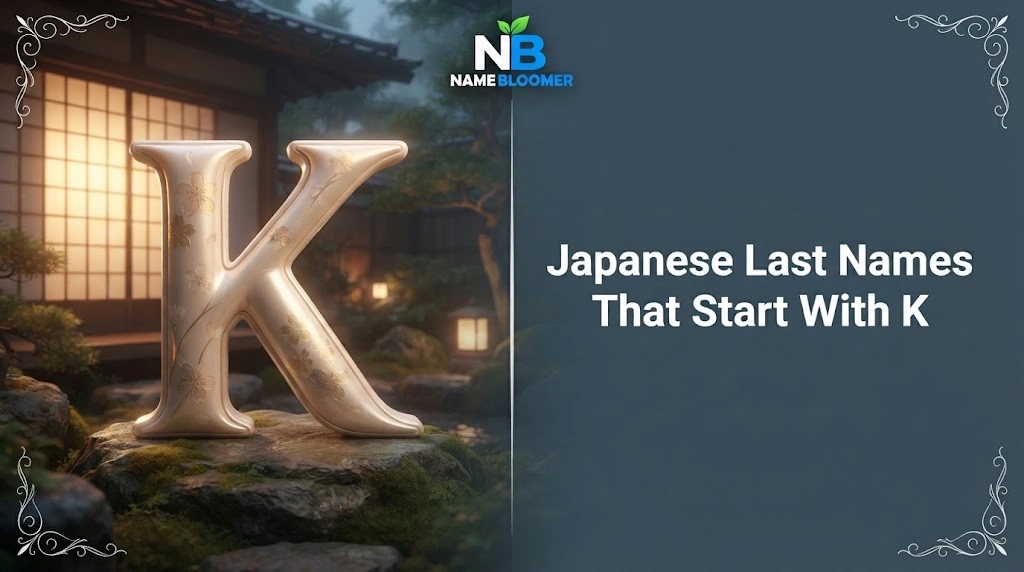 Japanese Last Names That Start With K