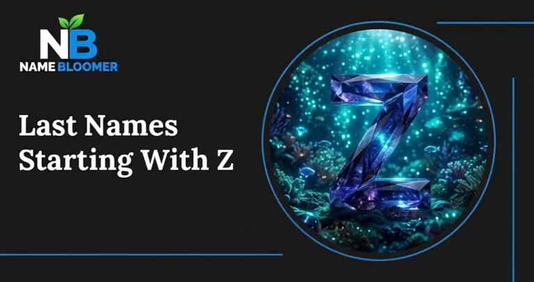 Last Names Starting With Z