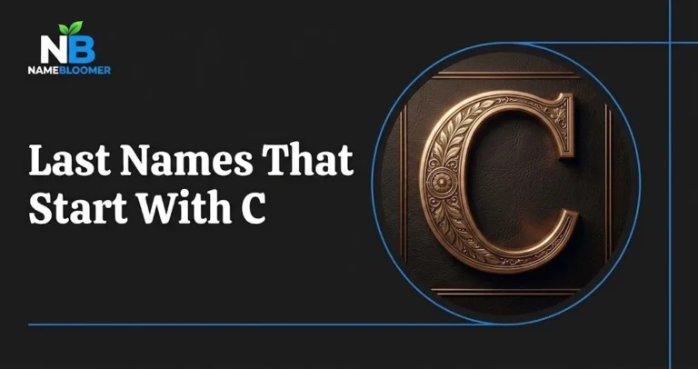 350+ Best Last Names Starting With C and Their Meanings Last Names That Start With C