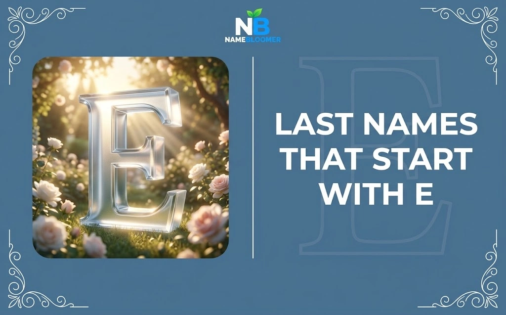 Last Names That Start With E