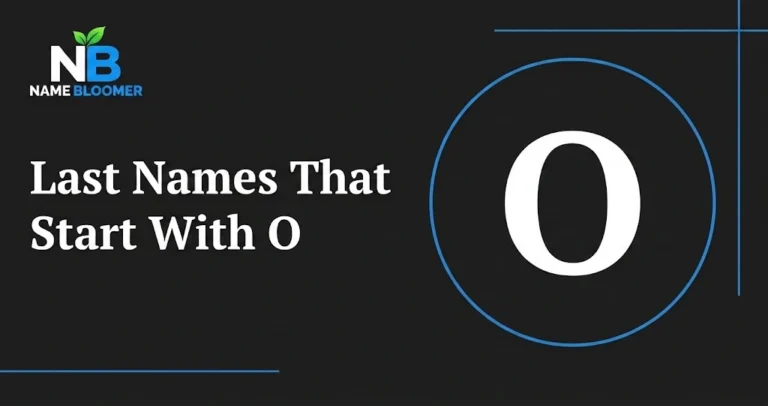 Unique Last Names That Start With O (With Meanings) Last Names That Start With O