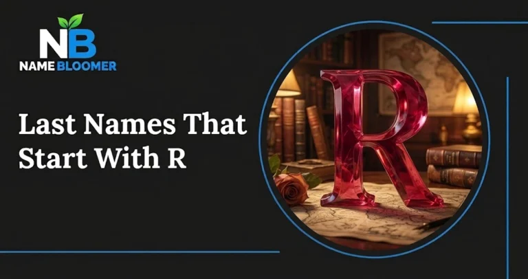 Last Names That Start With R