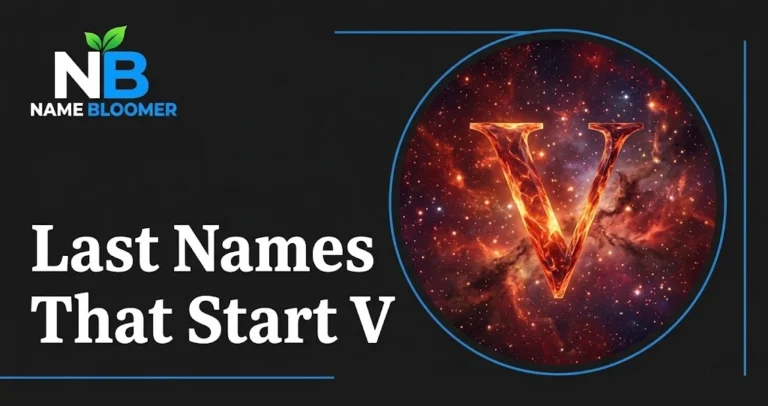Last Names That Start With V