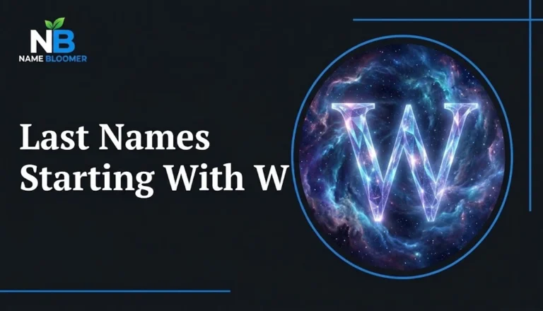 Last Names That Start With W: Meanings, Origins, And Famous Names Last Names That Start With W