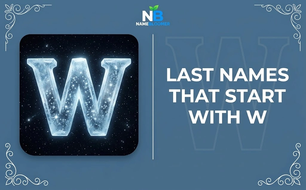 Last Names That Start With W