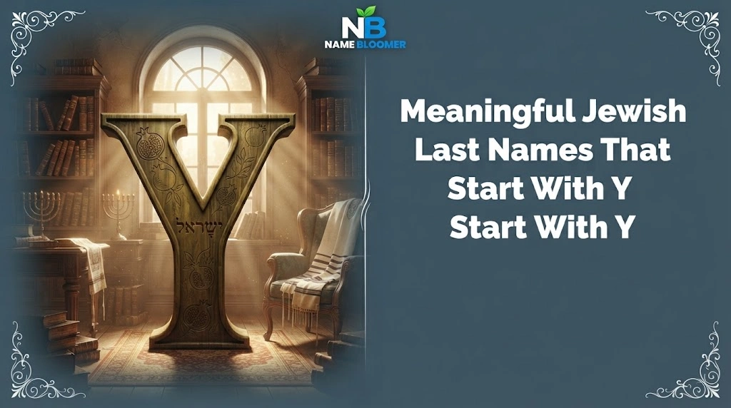 Meaningful Jewish Last Names That Start With Y