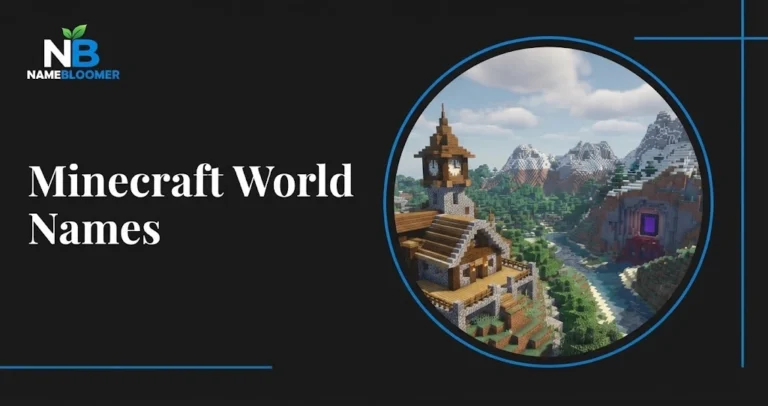Minecraft World Names
