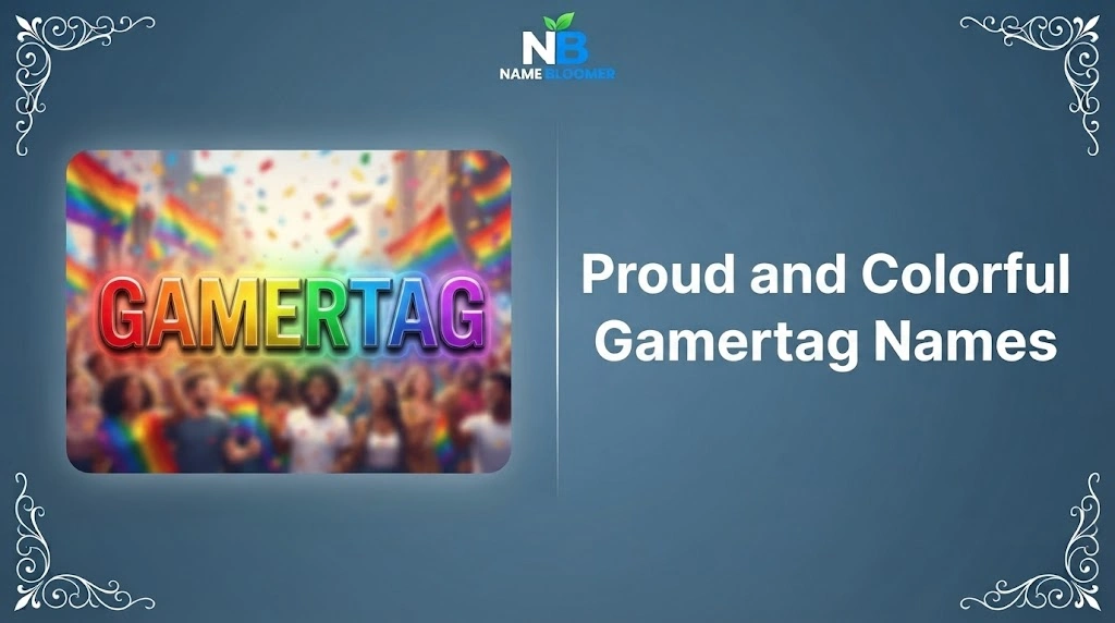 Proud and Colorful Gamertag Names