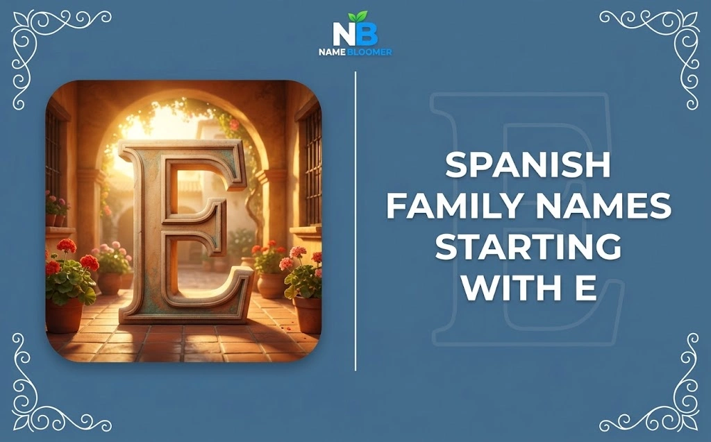 Spanish Family Names Starting With E