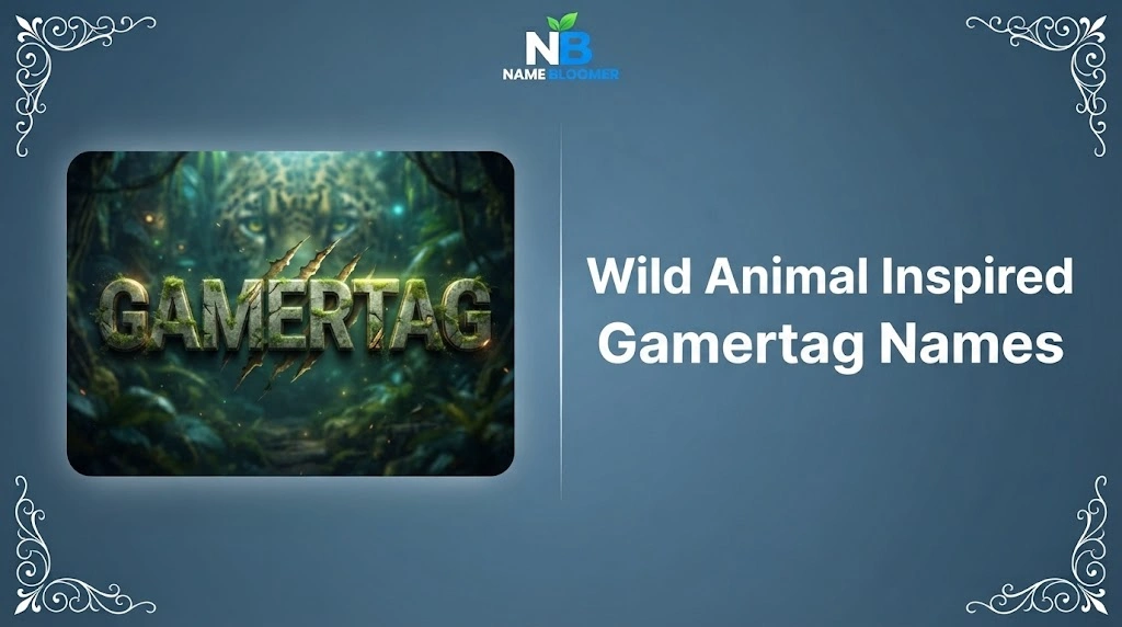 Wild Animal Inspired Gamertag Names