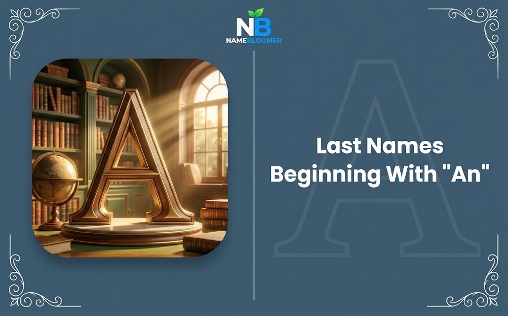 Last Names Beginning With "An"